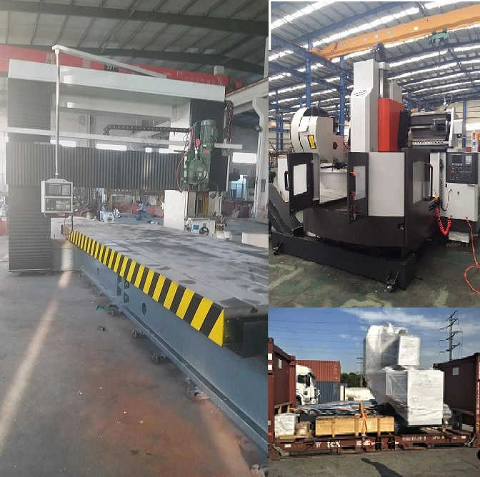 Gantry Type CNC Portal Milling Machine Center with Spindle Taper ISO50 & Nt50 Yj-Skx